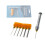 0.7-3.0mm Ergonomic Handle Changeable Head Hexagon Wrench Set 4