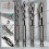 8Pcs High Strength Oblique Head Eccentric Drill Bit for 7