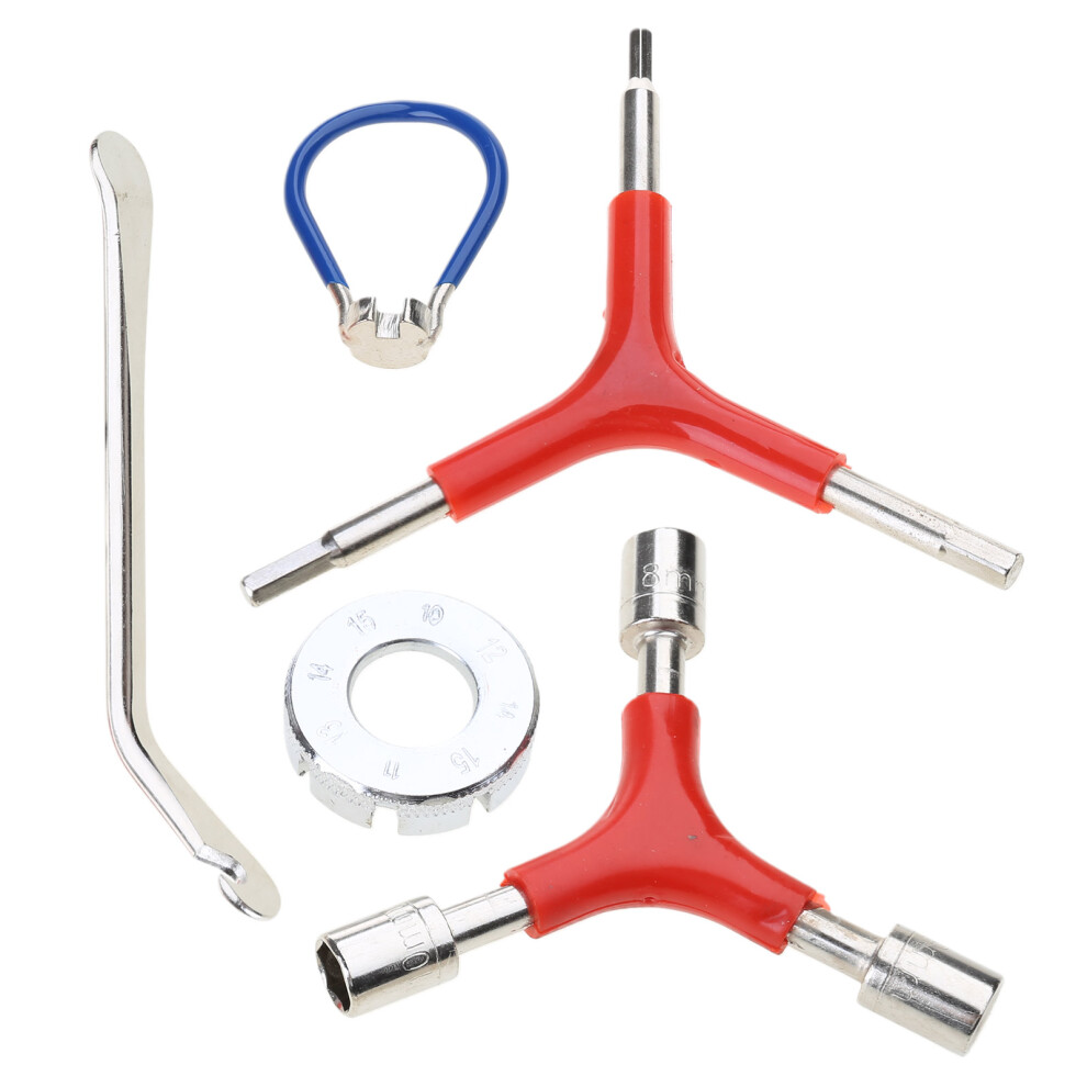 Spoke Wrench Bicycles Steel Spoke Tensioner Bicycles Set 7696000248028