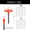 10Pcs Hex Key Set With Flat Head T-Shaped Handle 2-10mm-Black 4