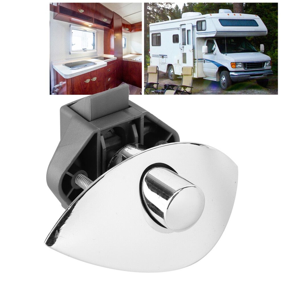 Secure Push Lock For 12Â25Mm Cabinet Doors In Rvs Boats And Yachts 3681360242155