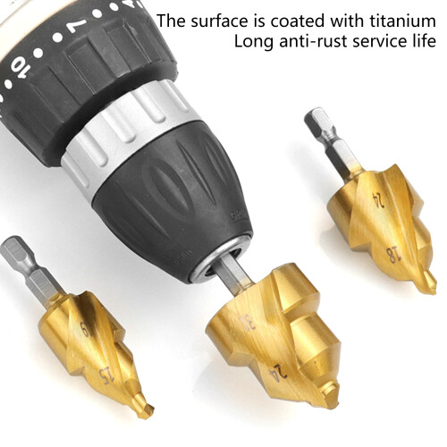 Hexagonal Handle Lifting Drill Bit Ladder Drilling-4 points 2