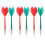 Durable 16.5in Dartboard with Soft Tip Darts - Portable & Safe 5