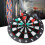 Durable 16.5in Dartboard with Soft Tip Darts - Portable & Safe 11
