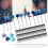 Heavier 12Pcs Soft Dart Set for Stability and Accurate Targeting 3