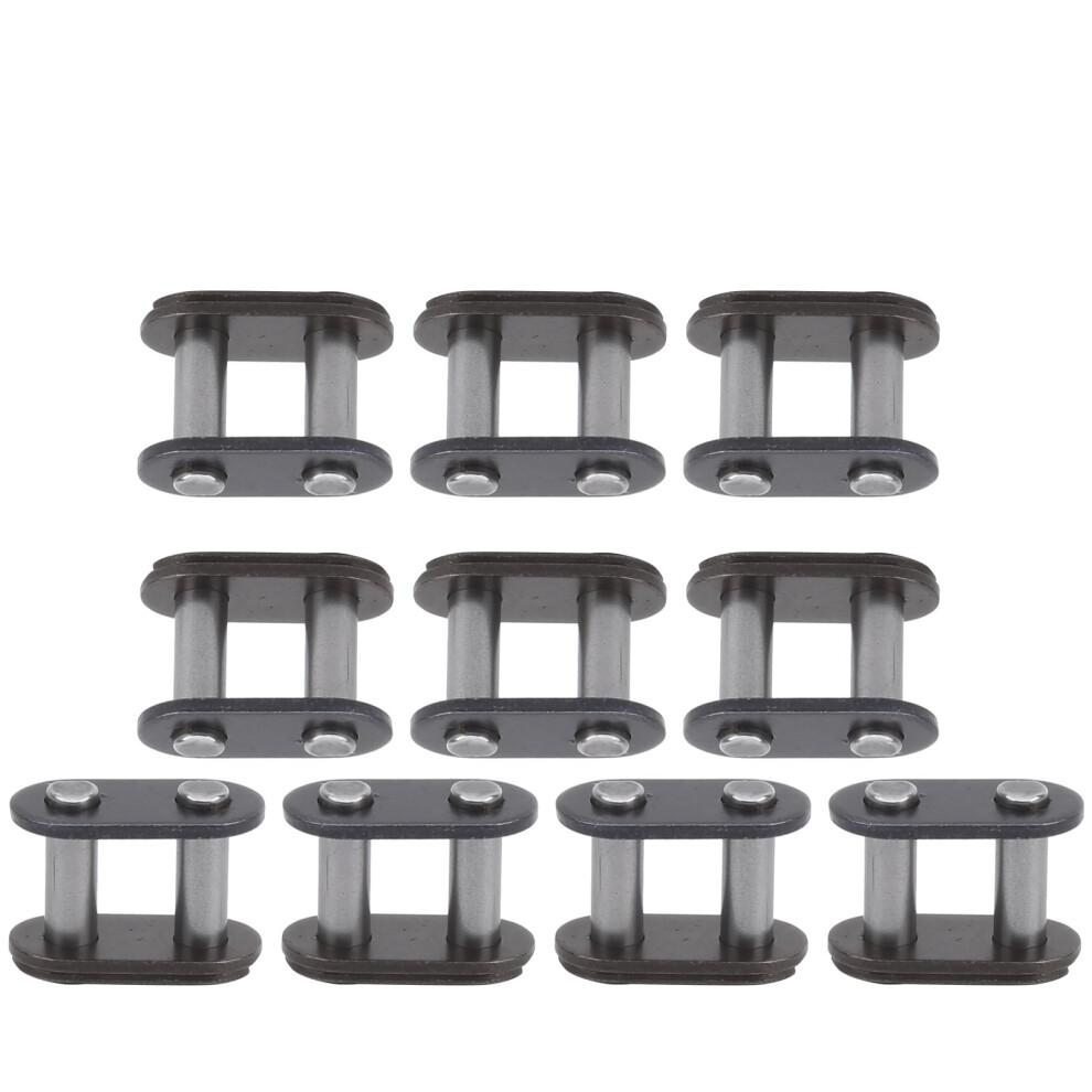 Steel T8f Chain Master Link 10 Pack Heavy Duty Wear-Resistant Chain Connectors 7681360243868