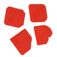 4er Set Silikondichtstoff-Abschlusswerkzeug-Kit, Dichtmittelentferner, Glättwerkzeug, Mastic-Schaber