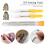 2 Pcs Sewing Thimble Set with Needle & Ripper – Finger Protectors 2.8cm 3