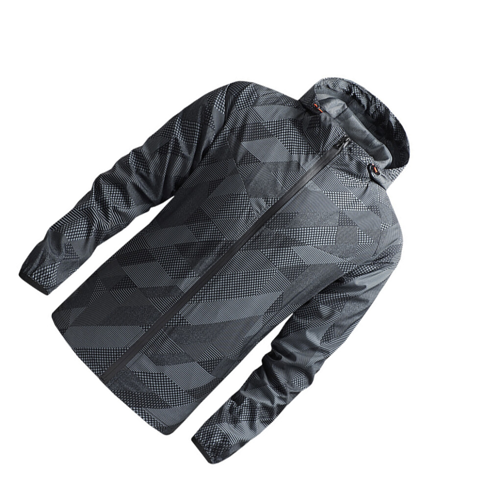 (Dark Grey M) Stay Comfortable With Lightweight And Breathable Jacket Windproof-image-OPC-PMXF972-NEW