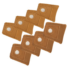 Leather Sewing Finger Sleeve Thimble Protectors - Large, Medium, Small Sizes