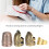 Sewing Thimble Set Including Long & Cap Styles, DIY Protection Tools 6