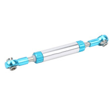 Verstellbares RC-Servo-Lenkgestänge aus Aluminiumlegierung 74-80 mm Blau/Silber