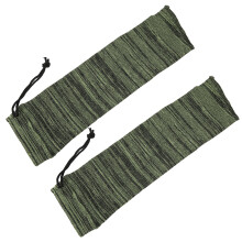 2Pcs 15in Hunting Gun Dust Cover Socks Protective Storage Bag Green