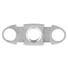 Schwarze Ledercigar-Tasche mit Zedernholzinnenfutter und Cutter für 3 Zigarren