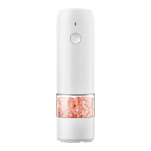 Moedor automático de sal e pimenta para cozinha, restaurante e uso externo. Recarregável via USB, com núcleo de cerâmica de grande capacidade