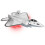 F‑22 Pull Back Alloy Airplane Model with Light & Sound, Silver, 19x15cm 1