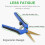 Ψαλίδι κλαδέματος χειρός για κηπουρική, για χρήση από δεξιόχειρες και 5