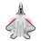 F‑22 Pull Back Alloy Airplane Model with Light & Sound, Silver, 19x15cm 11