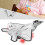 F‑22 Pull Back Alloy Airplane Model with Light & Sound, Silver, 19x15cm 12