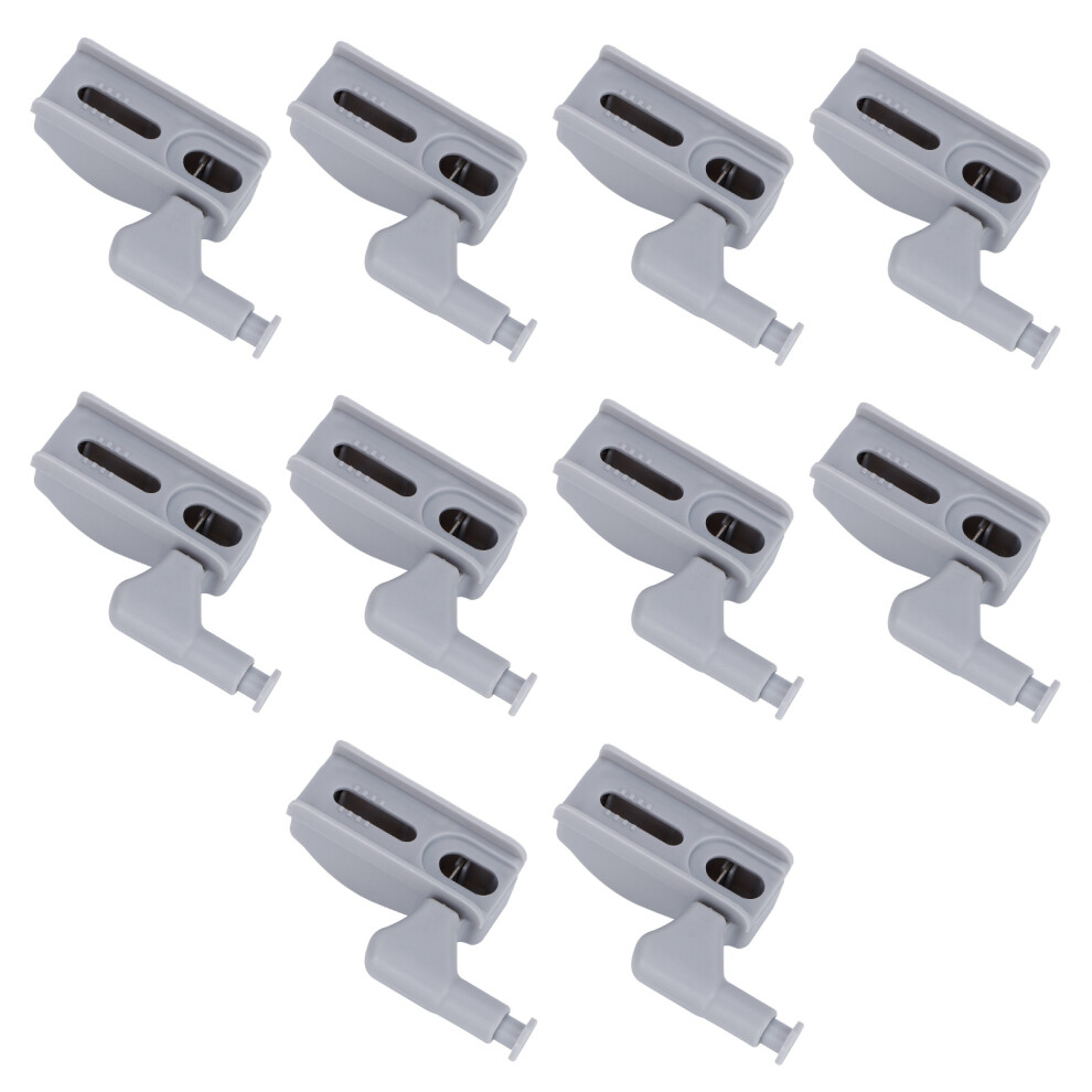 10Set White Led Sensor Light For Cabinets, Closets, Drawers, 7X2x2.6cm 7901360252906
