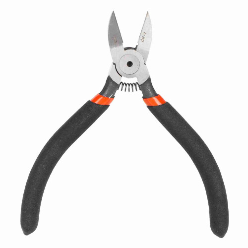 5in Mini Diagonal Pliers for Electrical Work Wire Cutting Nippers with Spring 1