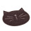 1 non-slip cat litter mat, face-shaped, pet accessory 1