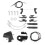 1 set remkabels, fietsaansluiting, aluminiumlegering 2