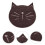 1 non-slip cat litter mat, face-shaped, pet accessory 4
