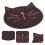 1 non-slip cat litter mat, face-shaped, pet accessory 3