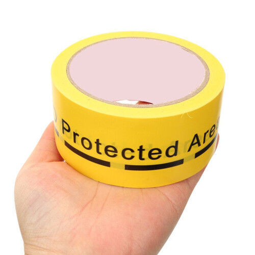 1 roll of static warning tape “Caution” self-adhesive warning stickers 1