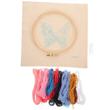 1 kit de broderie, kit de bricolage pour débutants, accessoires de point de croix
