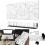 Gaming mousepad with stitched edges, 80x30/90x40cm, white 1