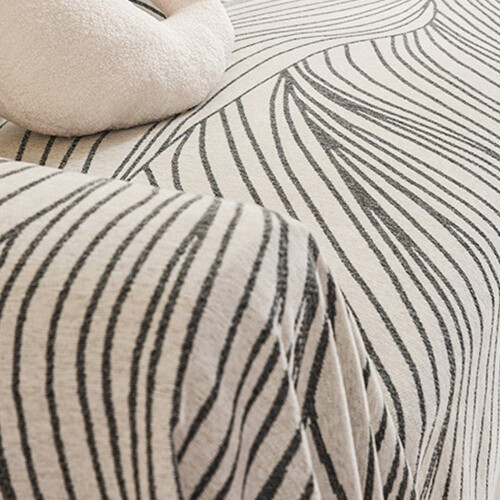 Jeté de canapé lavable, gris, 180 x 300 cm 2