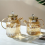 Γυάλινη καράφα με καπάκι από ανοξείδωτο ατσάλι, κατάλληλη ως κανάτα ποτών ή 4