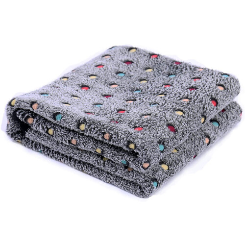 Couverture moelleuse pour chien, marron clair, 76 x 104 cm