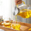 Karaffe 2.2 Liter, Glaskanne mit Deckel,  Transparent 3