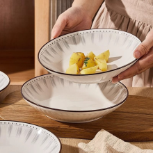 Prato pequeno de 18 cm, prato ocidental, prato para bife, prato para massa, tigela para salada