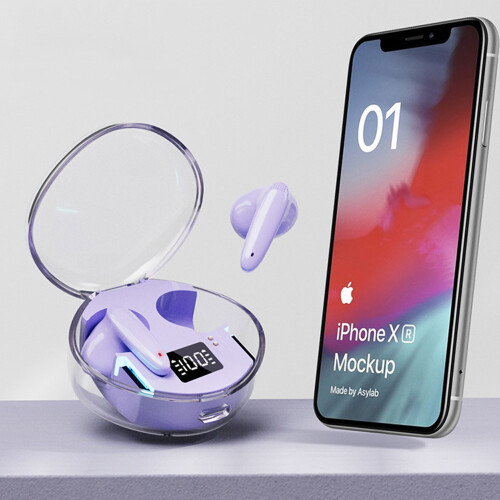 Ασύρματα ακουστικά, ακουστικά Bluetooth 5.3, ψηφιακή οθόνη 2