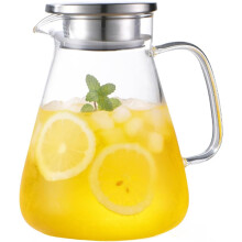 Karaf van borosilicaatglas met deksel en tuit, 2 liter/70oz