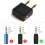Lot de 4 adaptateurs pour casque audio d'avion 3