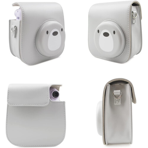 Θήκη Rieibi PU Leather Mini 11, τσάντα για Fujifilm Instax Mini 12 2