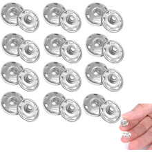 12 pezzi 21mm Metall-Druckknöpfe für Kleidung, Handtasche, DIY
