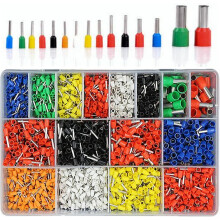 Conjunto de 2120 terminais de fio sortidos, terminais de fio de 0,5 mm² a 16 mm²