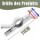 Support de pommeau de douche, support de douchette réglable 5