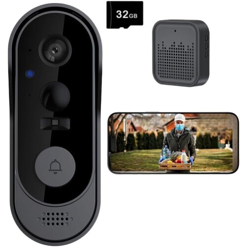 Slimme WiFi-video-intercom met 2K-camera en camera - Lock Intercom