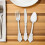 1 set engångsbestick: Plastbestick för fester, bröllop, 4