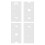 1 set - Lengtestickers/hoogtemeter voor peuters (hout) 1