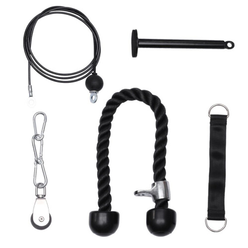 1 ensemble d'accessoires de musculation en métal