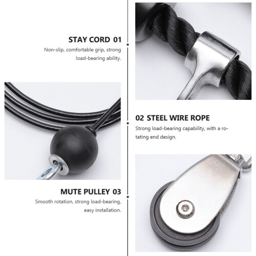 1 ensemble d'accessoires de musculation en métal 2