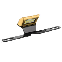 Universal CNC Aluminium Motorcycle Rear Light 6 LED Tail Mount Tag Lamp Gold